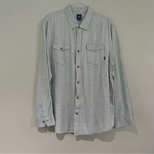 Vans men’s long sleeve button down shirt sz xxl